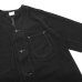 画像7: Post O'Alls（ポストオーバーオールズ）POST45 DV（ポスト45 ノーカラーモデル）"Cotton dobby Ripstop"/ Charcoal（チャコール）