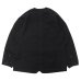 画像2: Post O'Alls（ポストオーバーオールズ）POST45 DV（ポスト45 ノーカラーモデル）"Cotton dobby Ripstop"/ Charcoal（チャコール） (2)
