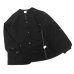画像3: Post O'Alls（ポストオーバーオールズ）POST45 DV（ポスト45 ノーカラーモデル）"Cotton dobby Ripstop"/ Charcoal（チャコール）