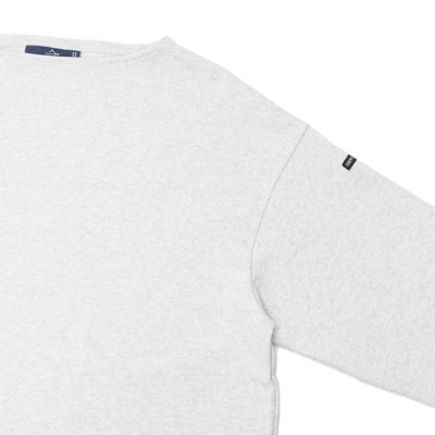 画像4: SAINT JAMES（セントジェームス）OUESSANT LOOSE（ウエッソン・ルーズ）"SOLID" / GRIS CL（霜降りペールグレー）