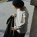 画像8: SAINT JAMES（セントジェームス）OUESSANT LOOSE（ウエッソン・ルーズ）"Women" /  ECRU×SIENNE（エクリュ×オーク）