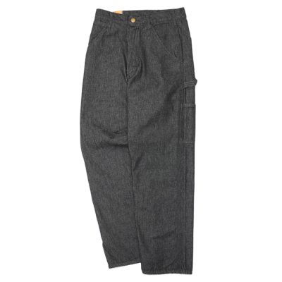 画像1: SMITH'S AMERICAN（スミスアメリカン）ORIGINAL SMITH'S 1975 Painter（オリジナルスミス 1975ペインター）"Made in Japan" / Black Denim（ブラックデニム）【裾上げ無料】