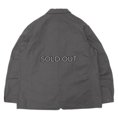 画像2: *A VONTADE（アボンタージ）C/H Coverall（コットンヘンプカバーオール）"Cotton Hemp Duck" / Ink Black（インクブラック）