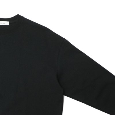 画像4: alvana(アルヴァナ)空紡 L/S TEE SHIRTS(空紡ロングスリーブTシャツ)/ Black(ブラック)