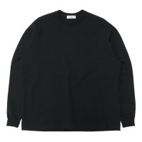 alvana（アルヴァナ）空紡 L/S TEE SHIRTS（空紡ロングスリーブTシャツ）/ Black（ブラック）