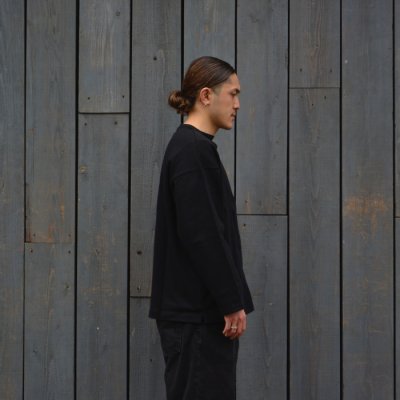画像8: SAINT JAMES(セントジェームス)OUESSANT LOOSE(ウエッソン・ルーズ)"SOLID" / PIN(ダークグリーン)