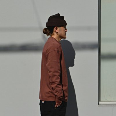 画像8: alvana(アルヴァナ)空紡 L/S TEE SHIRTS(空紡ロングスリーブTシャツ)/ Red Brown(レッドブラウン)