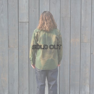 画像9: Nigel Cabourn（ナイジェル・ケーボン）UTILITY SHIRT（ユーティリティシャツ）"FADE CAMO" / Green（グリーン）