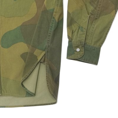 画像5: Nigel Cabourn(ナイジェル・ケーボン)UTILITY SHIRT(ユーティリティシャツ)"FADE CAMO" / Green(グリーン)
