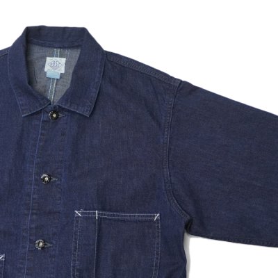 画像5: 【PointUp10%11/10迄】Post O'Alls(ポストオーバーオールズ)Mechanic Blouse 2(メカニックブラウス2)”8oz Denim Deep Wash" / Indigo(インディゴ)