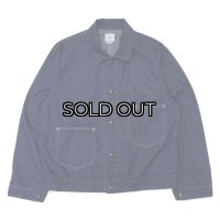 ＜30%OFF＞Post O'Alls（ポストオーバーオールズ）Mechanic Blouse 2（メカニックブラウス2）”8oz Denim Deep Wash" / Indigo（インディゴ）※Mサイズのみ