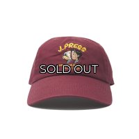 J.PRESS（J.プレス）J.PRESS BOY'S CAP（ジェープレス ボーイズキャップ）"by Aaron Chang" / BORDEAUX（ボルドー）