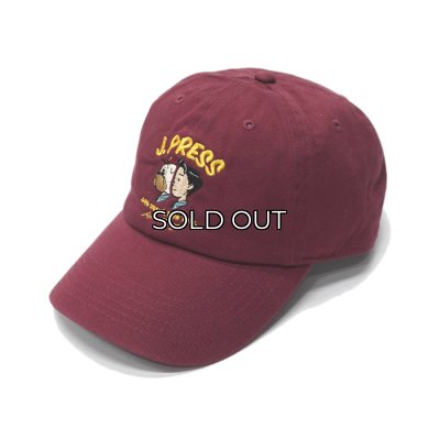 画像2: J.PRESS（J.プレス）J.PRESS BOY'S CAP（ジェープレス ボーイズキャップ）"by Aaron Chang" / BORDEAUX（ボルドー）