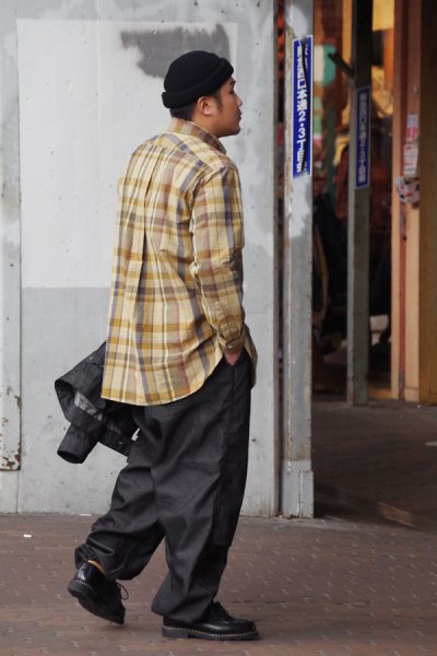 画像8: ENGINEERED GARMENTS（エンジニアードガーメンツ）19 Century BD Shirt （19 センチュリーボタンダウンシャツ）"Madras Print"/ Olive（オリーブ）