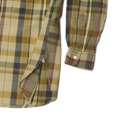画像5: ENGINEERED GARMENTS（エンジニアードガーメンツ）19 Century BD Shirt （19 センチュリーボタンダウンシャツ）"Madras Print"/ Olive（オリーブ）