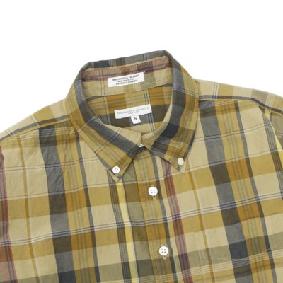 画像3: ENGINEERED GARMENTS（エンジニアードガーメンツ）19 Century BD Shirt （19 センチュリーボタンダウンシャツ）"Madras Print"/ Olive（オリーブ）