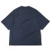 画像2: KAPTAIN SUNSHINE（キャプテンサンシャイン）Suvin Supima Tube Short Sleeve Tee Heavy（スビンスーピマチューブショートスリーブヘビーTシャツ）”SUVIN SUPIMA TUBE JERSEY HEAVY" / Steel Navy（スティールネイビー） (2)