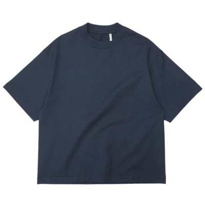 画像1: KAPTAIN SUNSHINE（キャプテンサンシャイン）Suvin Supima Tube Short Sleeve Tee Heavy（スビンスーピマチューブショートスリーブヘビーTシャツ）”SUVIN SUPIMA TUBE JERSEY HEAVY" / Steel Navy（スティールネイビー）