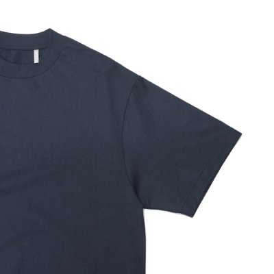 画像4: 【PointUp10%11/10迄】KAPTAIN SUNSHINE(キャプテンサンシャイン)Suvin Supima Tube Short Sleeve Tee Heavy(スビンスーピマチューブショートスリーブヘビーTシャツ)”SUVIN SUPIMA TUBE JERSEY HEAVY" / Steel Navy(スティールネイビー)