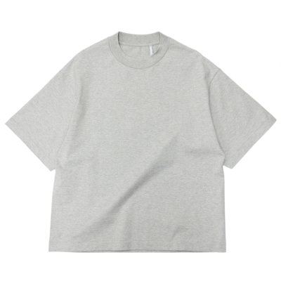 画像1: KAPTAIN SUNSHINE（キャプテンサンシャイン）Suvin Supima Tube Short Sleeve Tee Heavy（スビンスーピマチューブショートスリーブヘビーTシャツ）”SUVIN SUPIMA TUBE JERSEY HEAVY" / Heather Grey（ヘザーグレー）