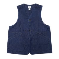 Post O'Alls（ポストオーバーオールズ）DEE Vest 2（ディー・ベスト 2）"8oz Denim Indigo Deep Wash" / Indigo（インディゴ）