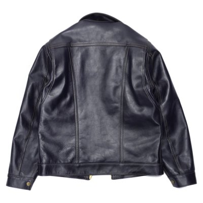 画像2: Y'2 LEATHER（ワイツーレザー）INDIGO HORSE 60's Denim Zip Jacket（インディゴホース60's デニムジップジャケット）"Spring Edition" / Indigo（インディゴ）