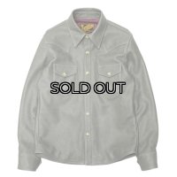 Y'2 LEATHER（ワイツーレザー）STEER OIL Western Shirt（ステアオイル ウエスタンシャツ）"Spring Edition" / Grey（グレー）