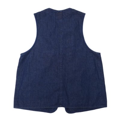 画像2: Post O'Alls（ポストオーバーオールズ）DEE Vest 2（ディー・ベスト 2）"8oz Denim Indigo Deep Wash" / Indigo（インディゴ）