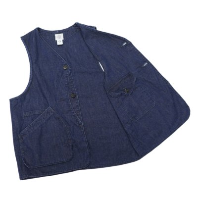 画像7: 【PointUp10%11/10迄】Post O'Alls(ポストオーバーオールズ)DEE Vest 2(ディー・ベスト 2)"8oz Denim Indigo Deep Wash" / Indigo(インディゴ)