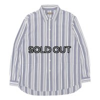 *A VONTADE（アボンタージ）Gardener Apron Shirts（ガーデナーエプロンシャツ）/ Navy Multi Stripe（ネイビーマルチストライプ）