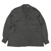 KAPTAIN SUNSHINE（キャプテンサンシャイン）Open Collered Shirt（オープンカラーシャツ） / INK Black Plaid（インクブラックチェック）