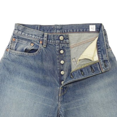 画像4: blurhms ROOTSTOCK（ブラームスルーツストック）13.5oz Denim Pants Wide（13.5ozデニムパンツ ワイド）/ Used Indigo（ユーズドインディゴ）【裾上げ無料】