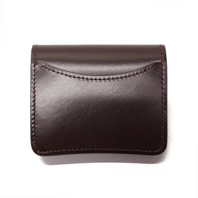 画像2: WILD SWANS（ワイルドスワンズ）PALM-V2（パームV2）コンパクトウォレット"サドルプルアップ"/Choco（チョコ）