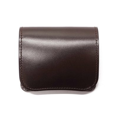 画像1: WILD SWANS（ワイルドスワンズ）PALM-V2（パームV2）コンパクトウォレット"サドルプルアップ"/Choco（チョコ）