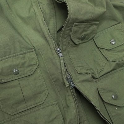 画像7: ENGINEERED GARMENTS（エンジニアードガーメンツ）Atlantic Parka（アトランティックパーカ）"Cotton Rip Stop" / Olive（オリーブ）