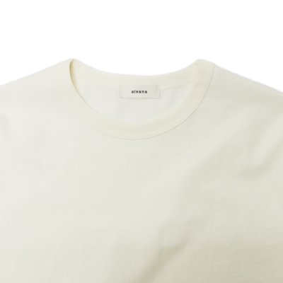 画像3: alvana（アルヴァナ）20/- Baseball Tee Shirt（20/ ベースボールTシャツ）/ White（ホワイト）