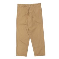 alvana（アルヴァナ）NATURAL TWILL EASY PANTS（ナチュラルツイル イージーパンツ）/ Brown（ブラウン）