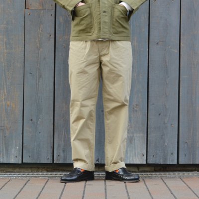 画像7: F.O.B FACTORY（エフオービーファクトリー）TRAVEL PANTS（トラベルパンツ）/ KHAKI（カーキ）【裾上げ無料】