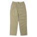 画像2: F.O.B FACTORY（エフオービーファクトリー）TRAVEL PANTS（トラベルパンツ）/ KHAKI（カーキ）【裾上げ無料】 (2)