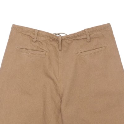 画像3: alvana(アルヴァナ)NATURAL TWILL EASY PANTS(ナチュラルツイル イージーパンツ)/ Brown(ブラウン)