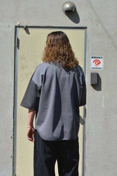 画像9: alvana（アルヴァナ）20/- Baseball Tee Shirt （20/ ベースボールTシャツ）/ Smoke Grey（スモークグレー）※サイズ2のみ