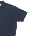 画像4: Yonetomi NEW BASIC（ヨネトミニューベーシック）LIGHT WAVE COTTON KNIT POLO（ライトウェーブコットンニットポロシャツ）/ Navy（ネイビー）