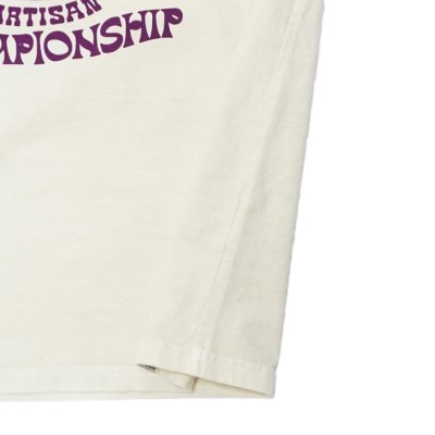 画像8: STUDIO D'ARTISAN(ステュディオ・ダ・ルチザン)USAコットンプリントTシャツ / White(ホワイト)・Orange(オレンジ)