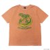 画像2: STUDIO D'ARTISAN（ステュディオ・ダ・ルチザン）USAコットンプリントＴシャツ / White（ホワイト）・Orange（オレンジ） (2)