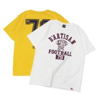 STUDIO D'ARTISAN（ステュディオ・ダ・ルチザン）USAコットンプリントＴシャツ / White（ホワイト）・Yellow（イエロー）