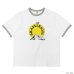 画像4: BARNS OUTFITTERS (バーンズアウトフィッターズ) Ringer Print Tee Shirt（リンガープリントTシャツ）”GARPEFLUITE＂/ White(ホワイト)・Grey (グレー)