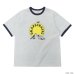 画像2: BARNS OUTFITTERS (バーンズアウトフィッターズ) Ringer Print Tee Shirt（リンガープリントTシャツ）”GARPEFLUITE＂/ White(ホワイト)・Grey (グレー) (2)