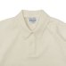 画像2: Yonetomi NEW BASIC（ヨネトミニューベーシック）LIGHT WAVE COTTON KNIT POLO（ライトウェーブコットンニットポロシャツ）/ Ecru（エクリュ） (2)
