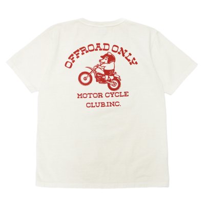 画像3: STUDIO D'ARTISAN(ステュディオ・ダ・ルチザン)USAコットンプリントTシャツ / Ivory(アイボリー)・Navy(ネイビー)