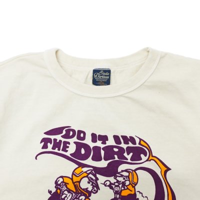 画像6: STUDIO D'ARTISAN(ステュディオ・ダ・ルチザン)USAコットンプリントTシャツ / White(ホワイト)・Orange(オレンジ)